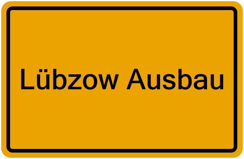 Handelsregisterauszug Lübzow Ausbau